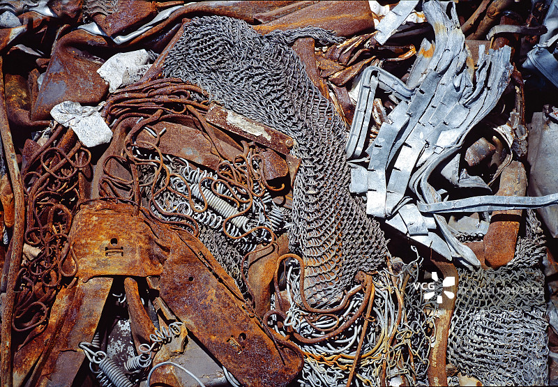 未分类的金属废料图片素材