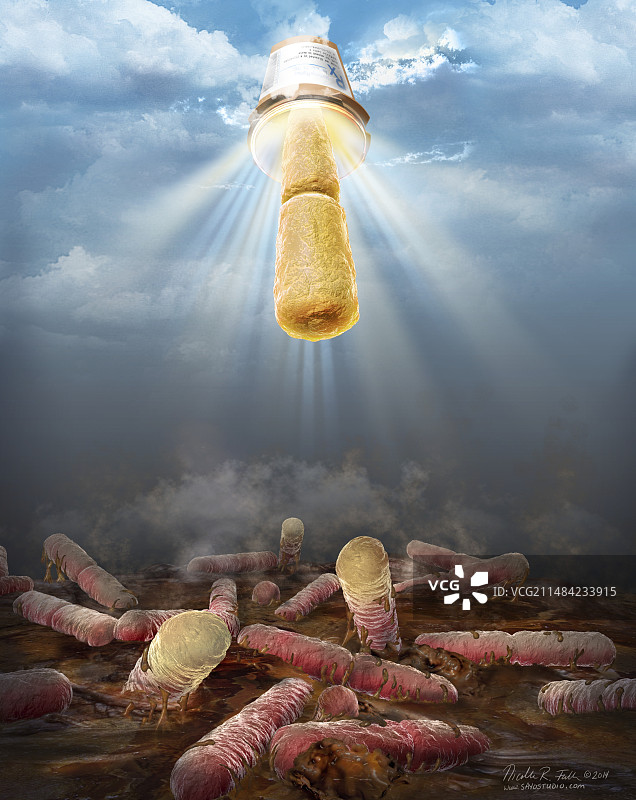 细菌生物技术，艺术作品图片素材