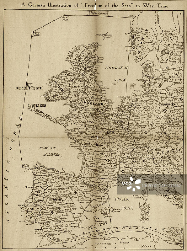 第一次世界大战期间欧洲海军的限制图片素材