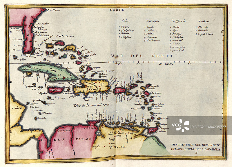 西印度群岛，17世纪图片素材