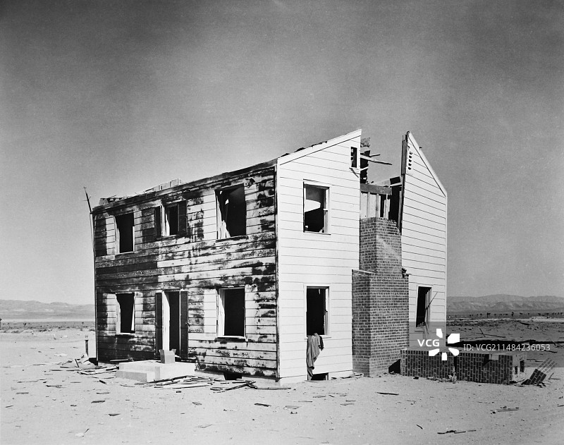 1955年“线索”原子弹试验图片素材