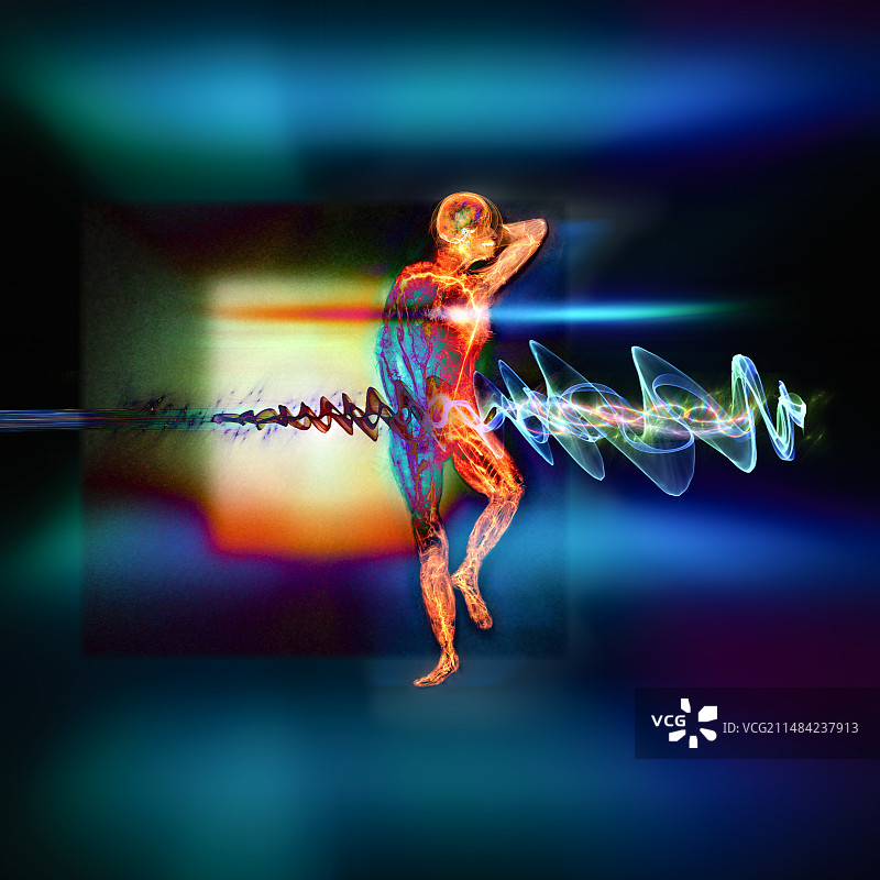 医疗身体成像概念图图片素材