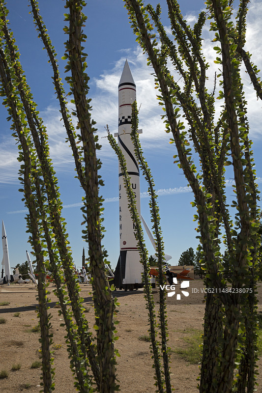 美国白沙导弹靶场博物馆图片素材