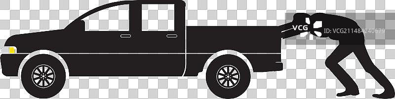 汽车故障或推车图标图片素材