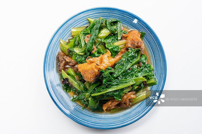 豆豉酸鱼油麦菜图片素材