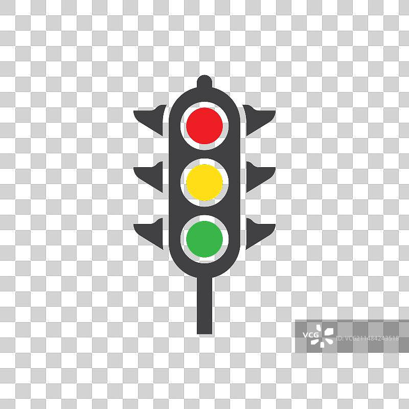 交通信号灯元素概念设计模板图片素材