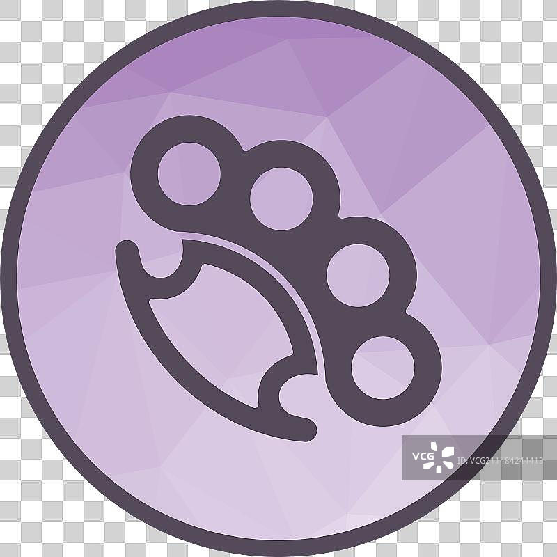 黄铜指节套图标图片素材