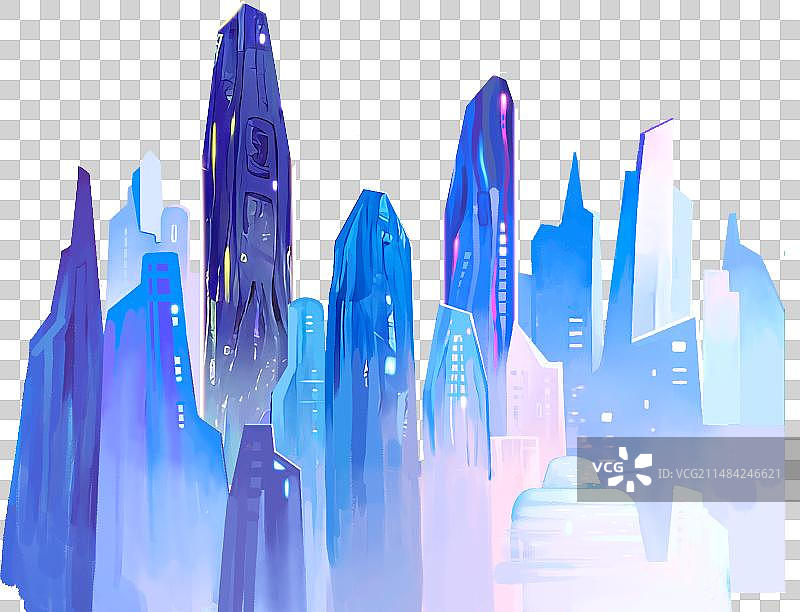 未来建筑远景1图片素材