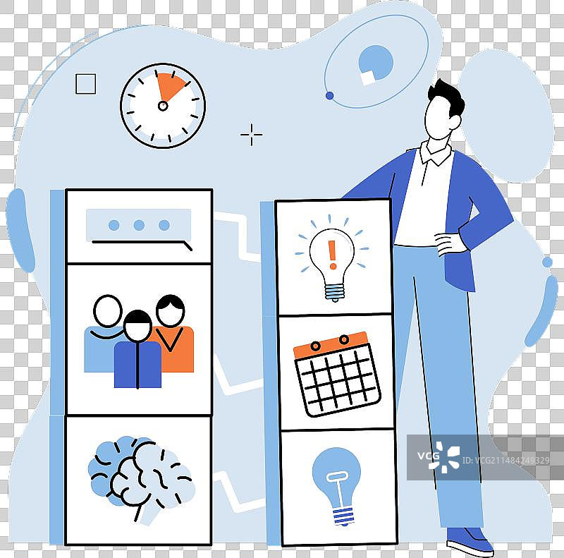 合作进行业务发展的男士和女士图片素材