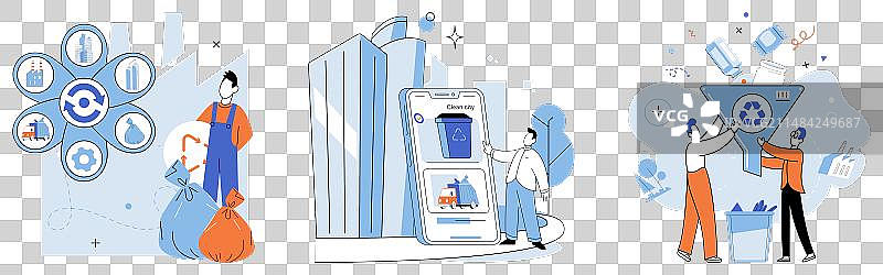 垃圾处理：有意识的选择图片素材