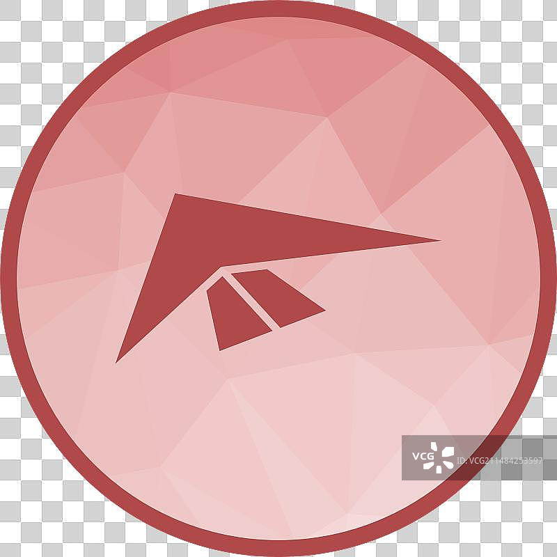 悬挂式滑翔机图标图片素材