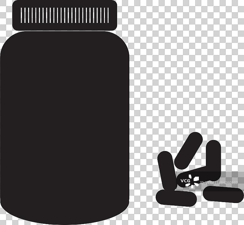 胶囊瓶图标图片素材