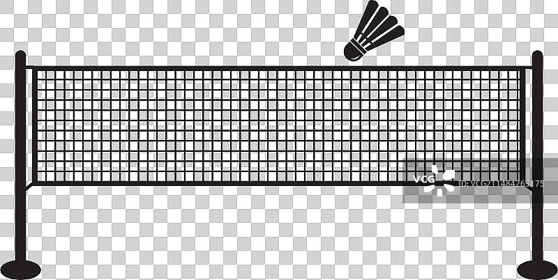 羽毛球网图标图片素材