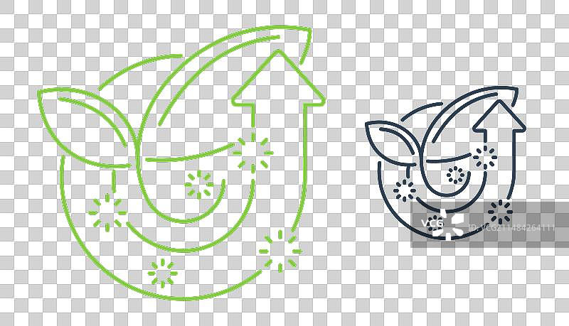 农业成分：有机肥料标志图片素材