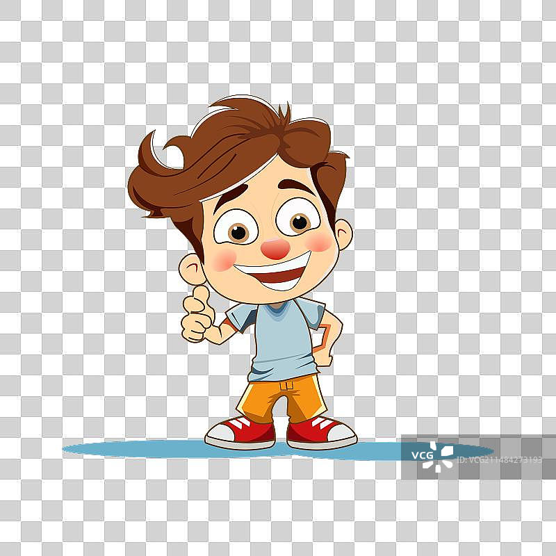 可爱的小男孩图片素材