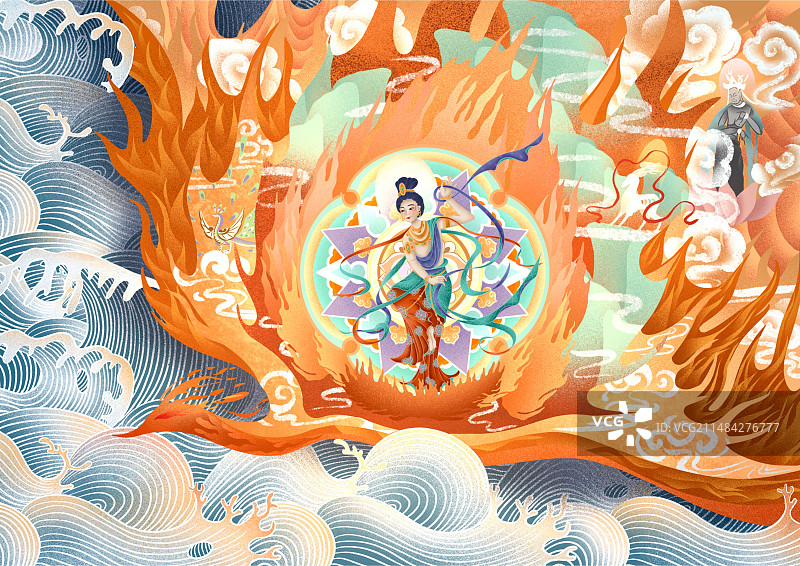 一梦敦煌图片素材