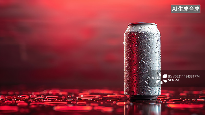 【AI数字艺术】桌子上瓶子里的水的特写镜头图片素材