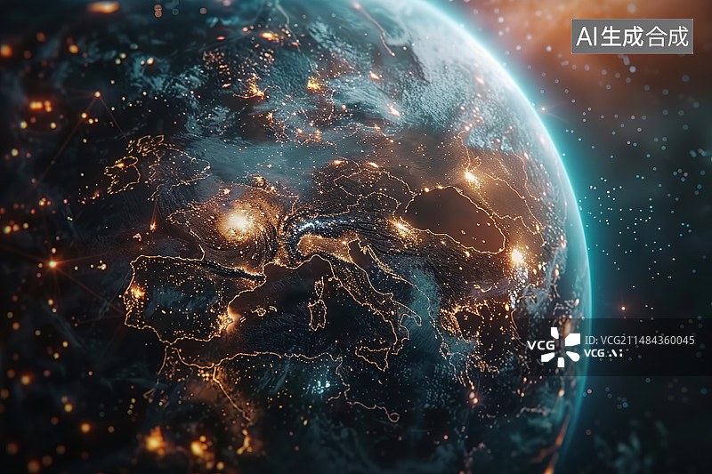 【AI数字艺术】抽象背景的全帧拍摄图片素材