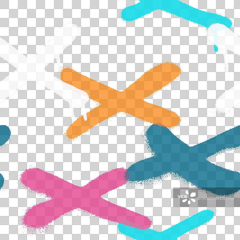 涂鸦喷漆无缝图案图片素材