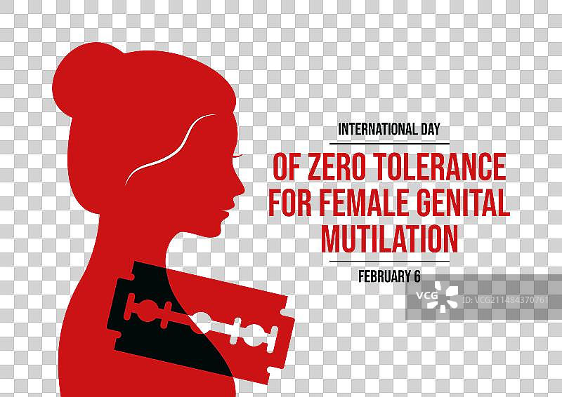 零容忍残割女性生殖器图片素材