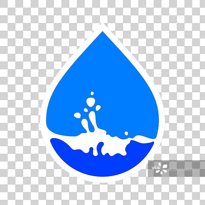 水滴图标可用于logo或品牌命名图片素材