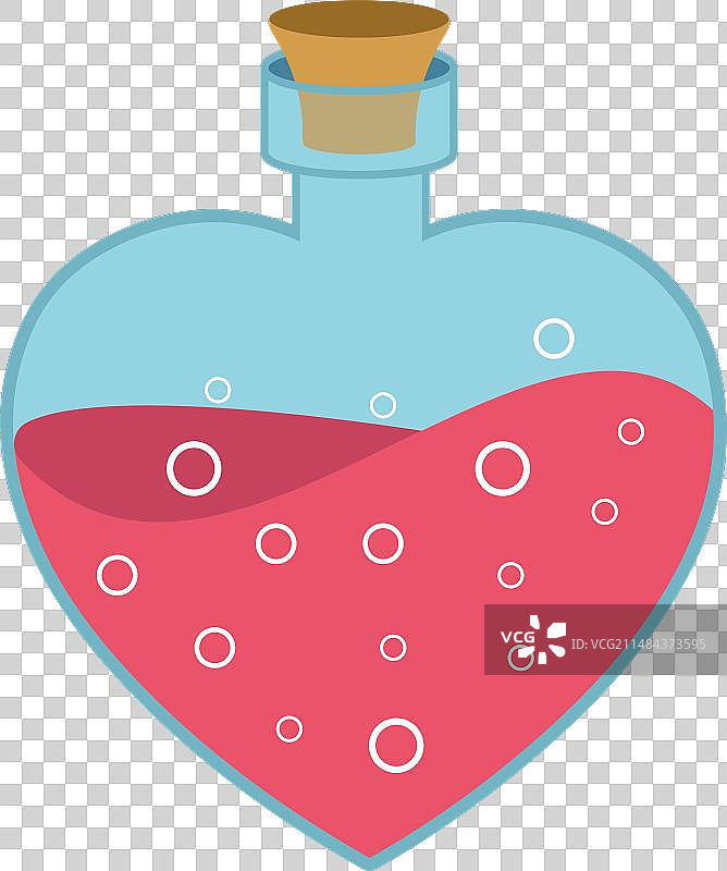 彩色复古游戏药水图标图片素材