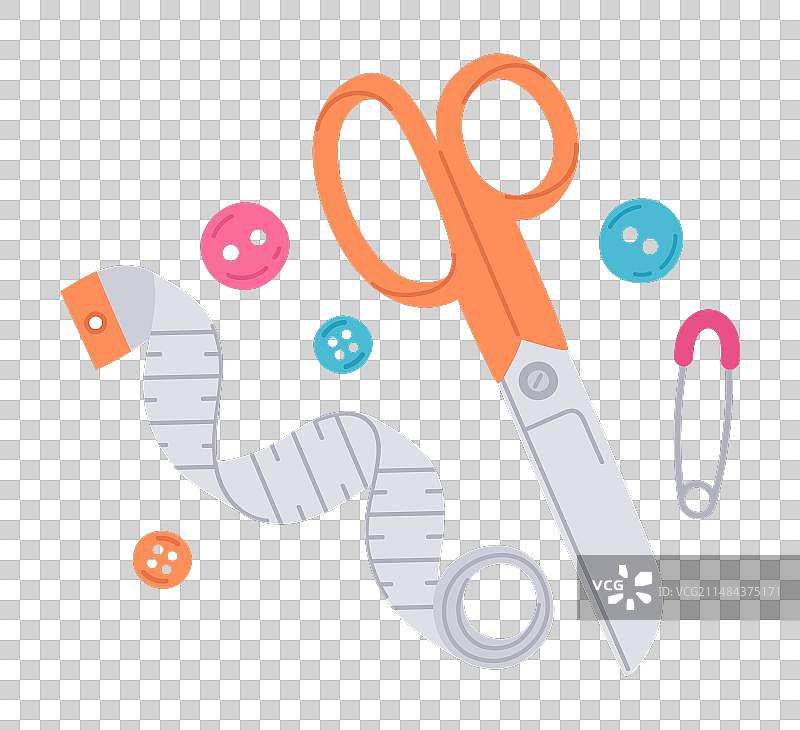 缝纫工具针线活和缝纫用品图片素材