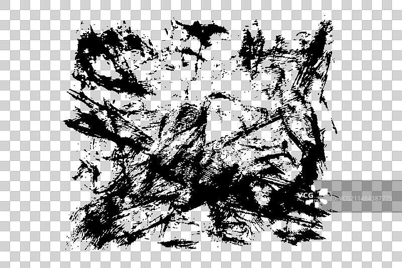 做旧风背景正方形叠加图片素材