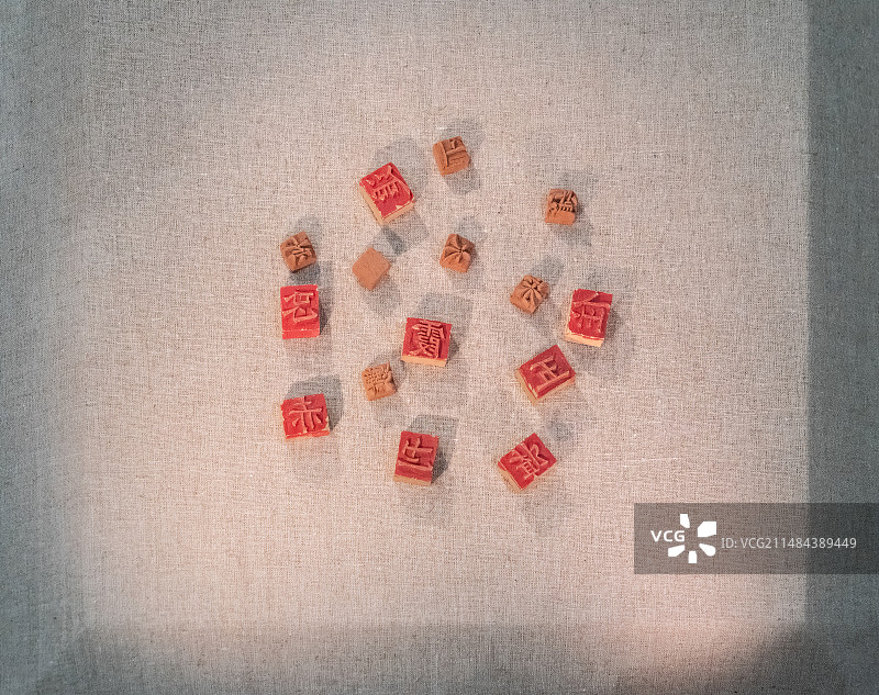 古代文明，活字印刷，工具，泥活字，铜活字，木活字图片素材