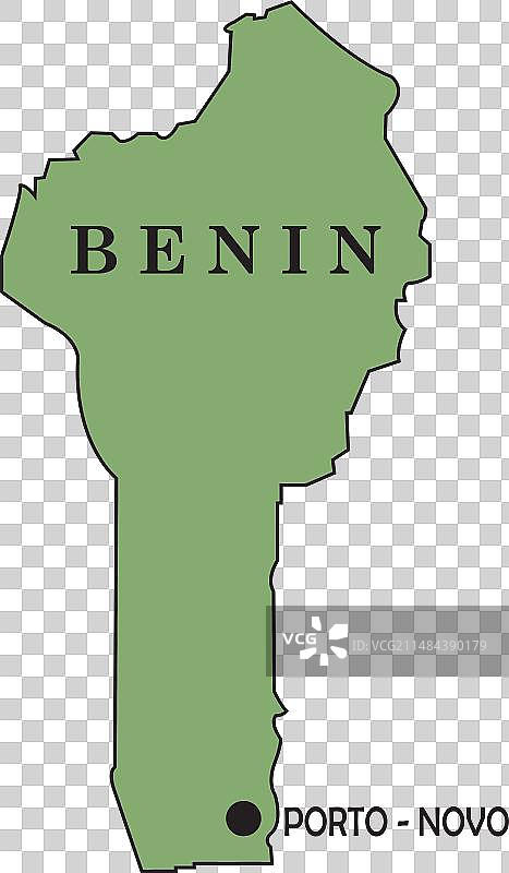 贝宁地图图片素材