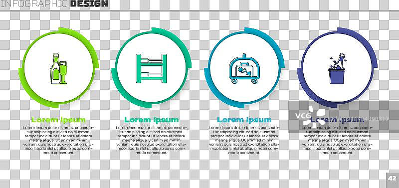 香槟酒瓶玻璃杯酒店房间床套装图片素材