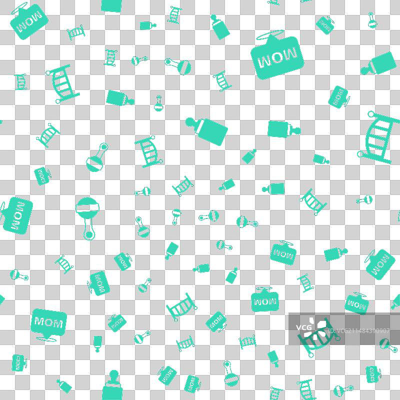 婴儿奶瓶对话框玩具套装图片素材