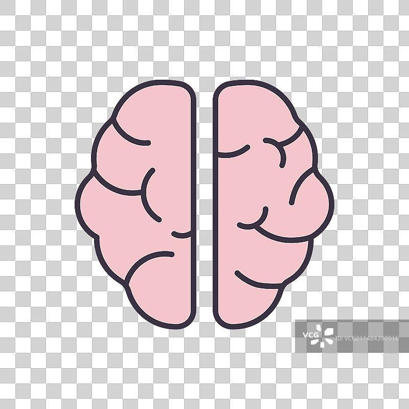 人脑图标图片素材