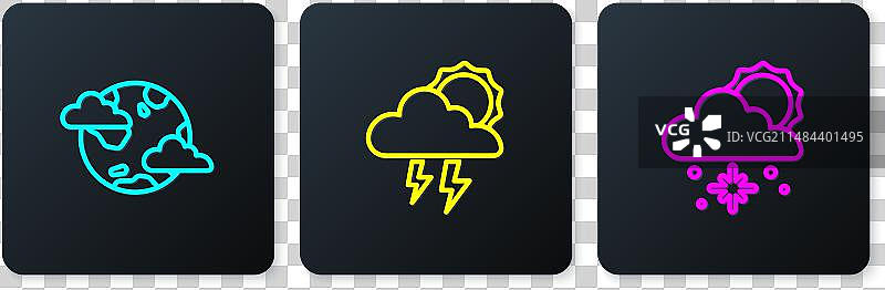 多云的地球图片素材