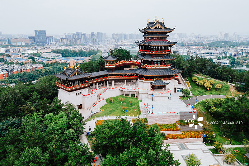 义乌鸡鸣阁图片素材