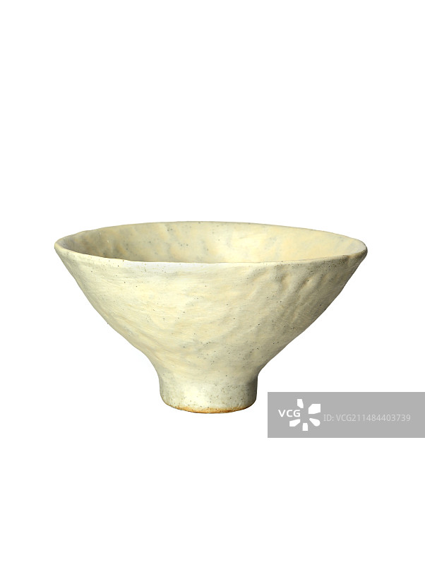 一个空的餐具碗的白底图图片素材