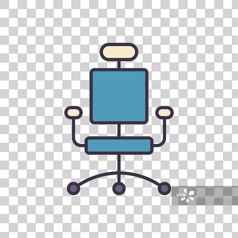 办公椅相关图标图片素材