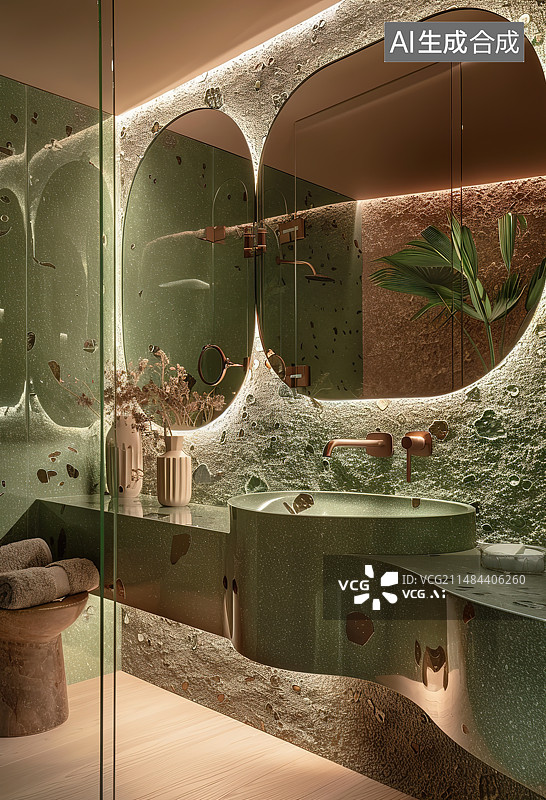 【AI数字艺术】豪华酒店室内景观图片素材