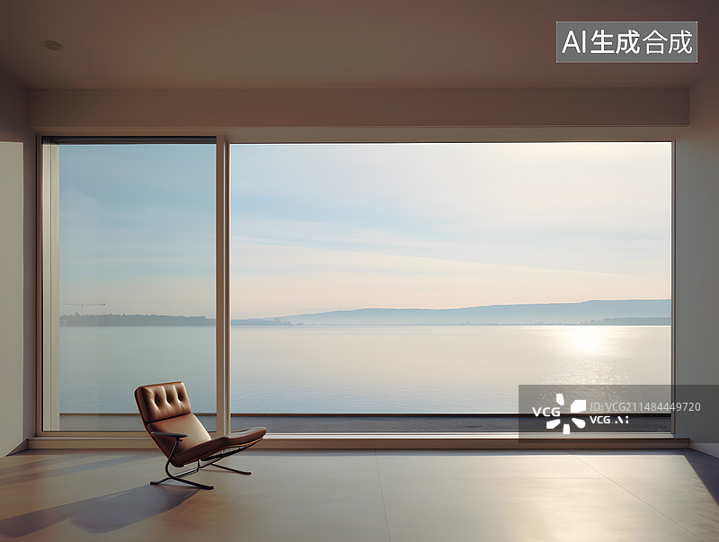 【AI数字艺术】落地玻璃窗图片素材