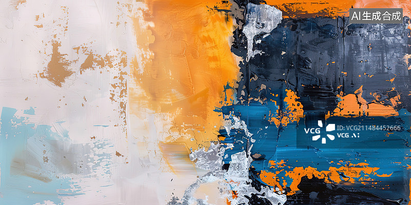 【AI数字艺术】生锈金属特写镜头图片素材