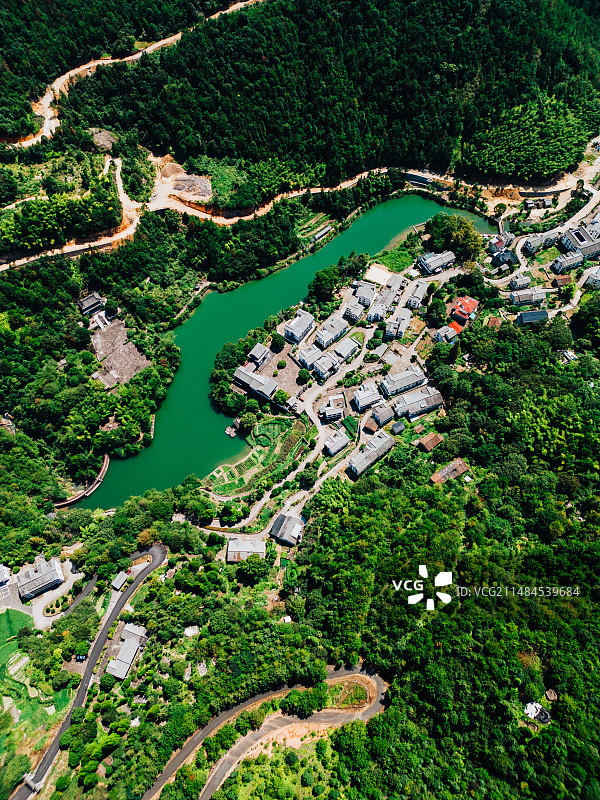 丽水青田刘伯温古村图片素材