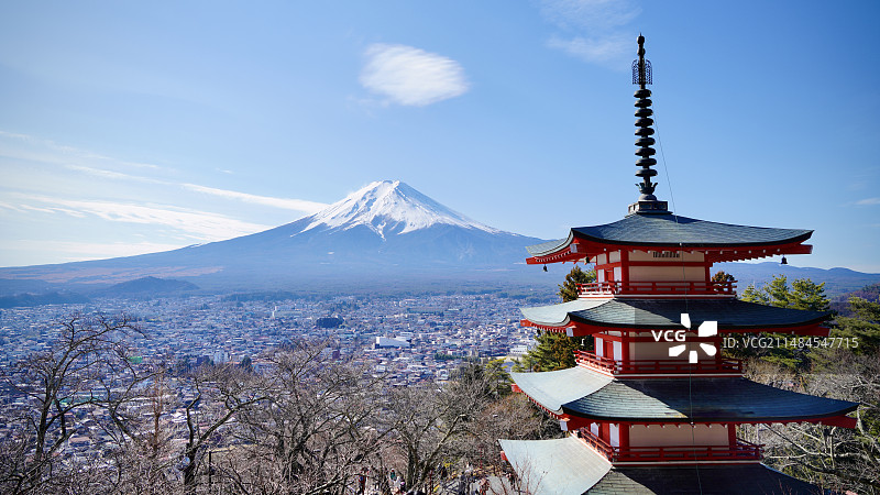 日本富士山图片素材