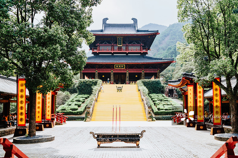 丽水缙云仙都黄帝祠宇图片素材