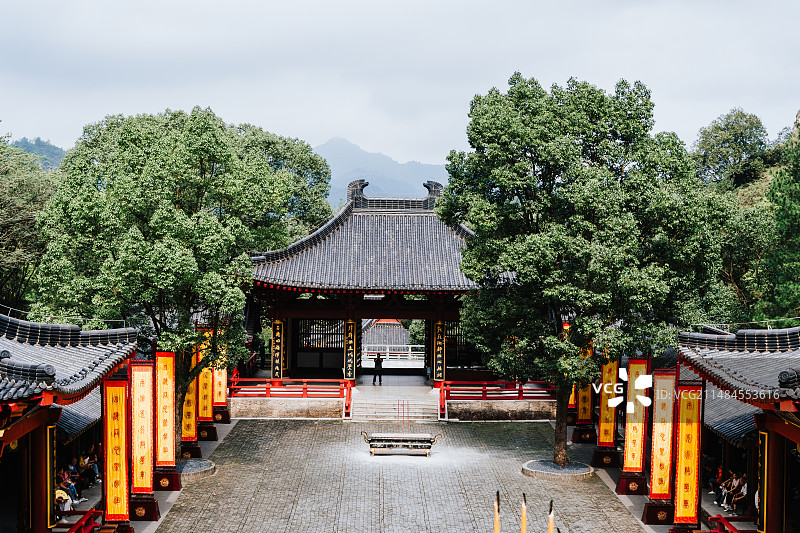 丽水缙云仙都黄帝祠宇图片素材