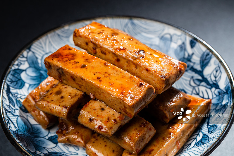 香辣五香豆腐条图片素材