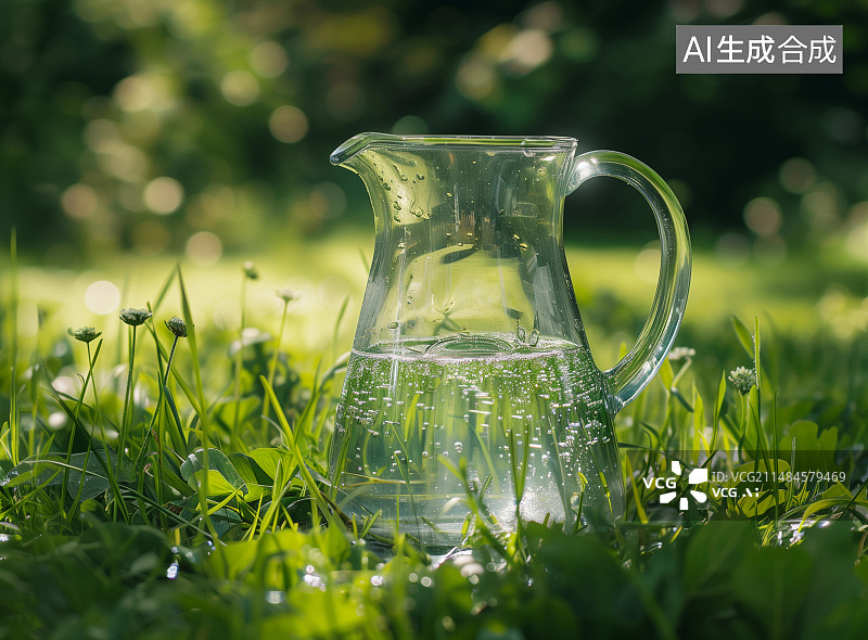 【AI数字艺术】玻璃水壶图片素材