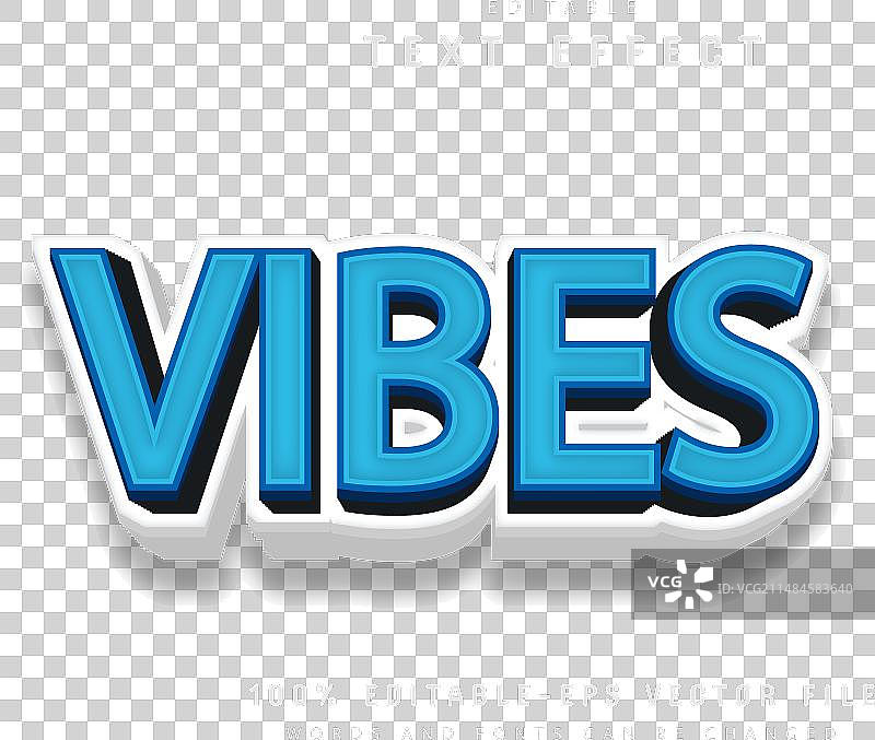 氛围文字效果卡通风格图片素材