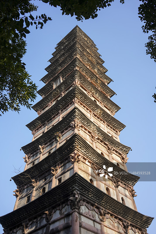南充市高坪区宋代白塔图片素材