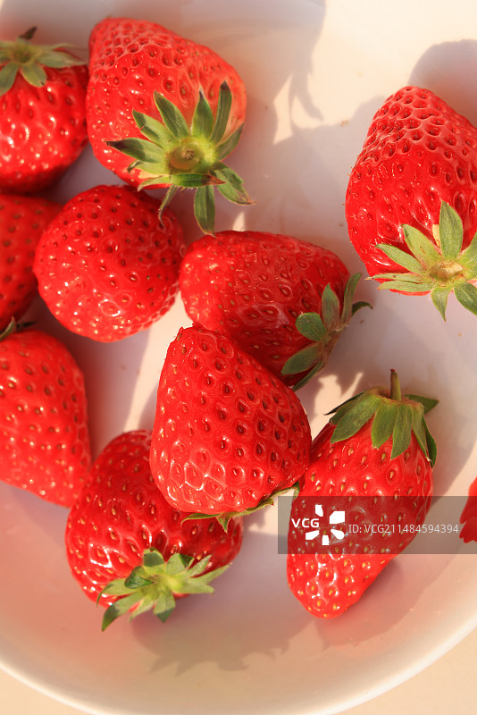 水果草莓特写图片素材