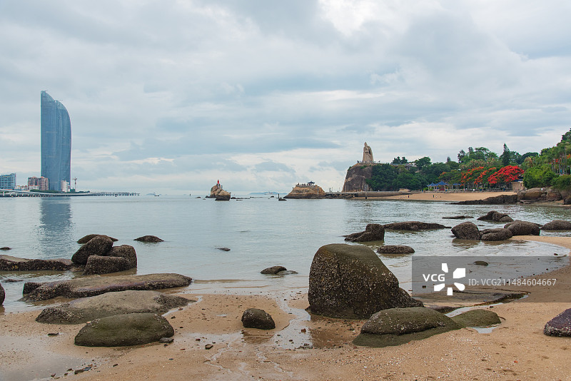 鼓浪屿小德记沙滩图片素材